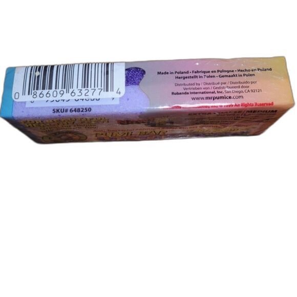 SEALED Mr. Pumice Pumi Bar Ultimate 2-in-1 Extra Coarse + Medium, Purple - New - Picture 3 of 5